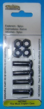 BLACK Metric Nylon Fasteners Set