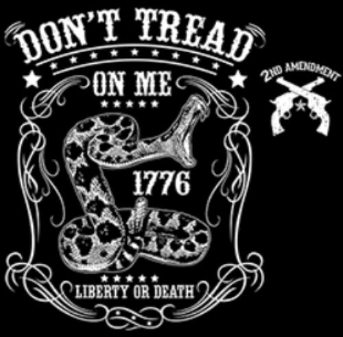 Wholesale SHIRT Transfer LIBERTY OR DEATH W/CREST don't tread on