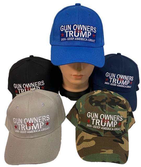 Wholesale Trump GUN Owner Baseball CAP assorted colors