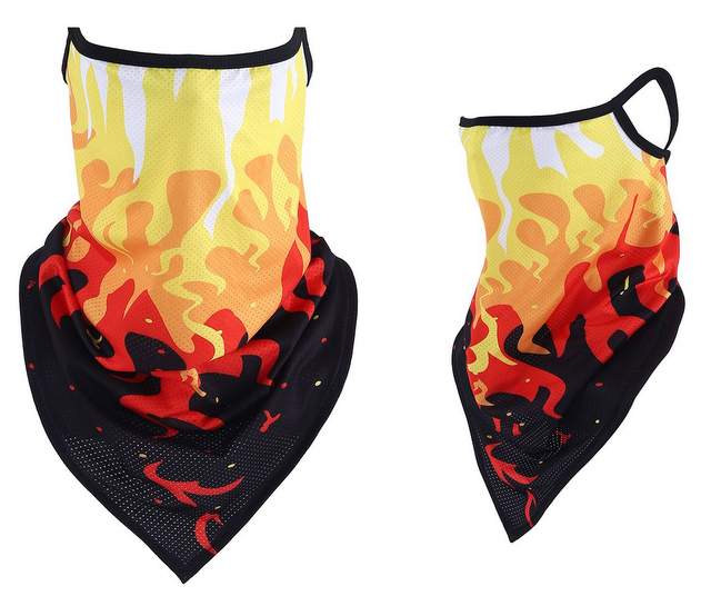 Wholesale Flame Style Face Mask With Earloops.