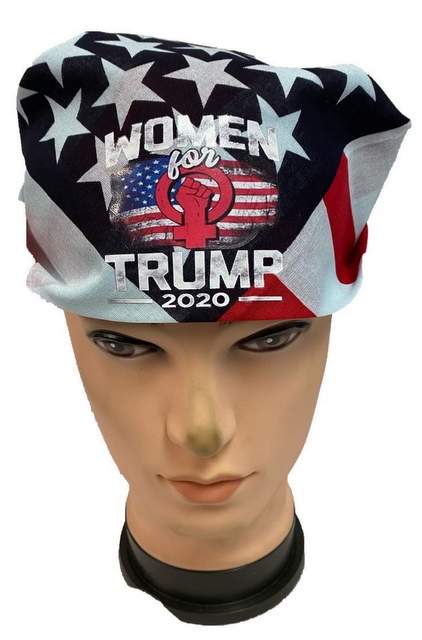 Wholesale USA Flag BANDANA Woman for Trump