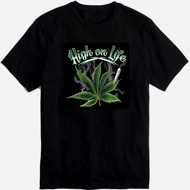 Wholesale High On Life Black Tshirt