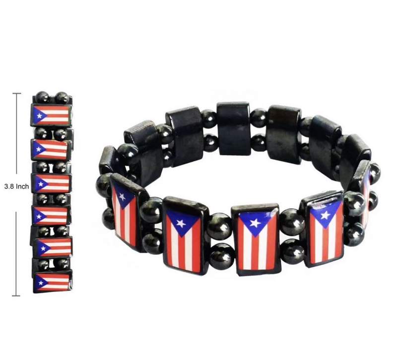 Wholesale Puerto Rico Magnetic Hematite Bracelet