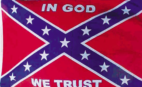 Wholesale Confederate FLAG with In God We Trust