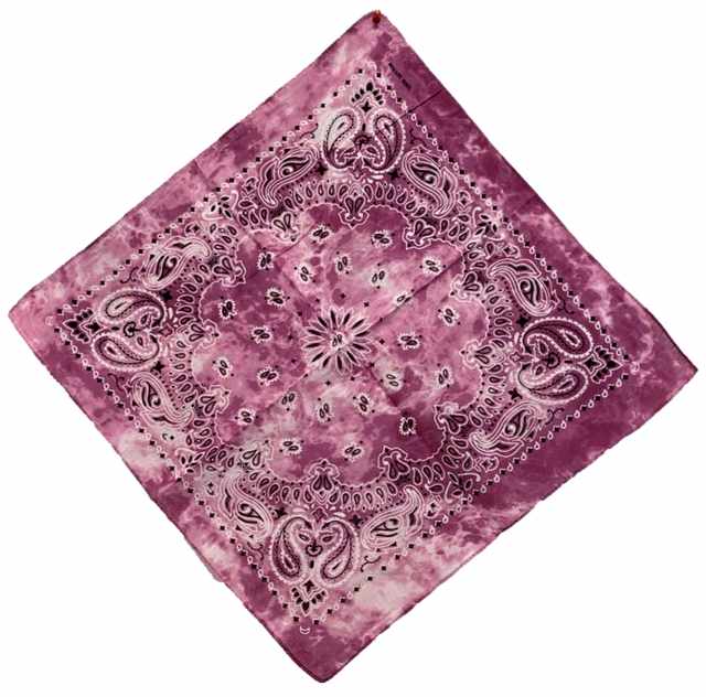 Wholesale Paisley Burgundy  Tie Dye BANDANA