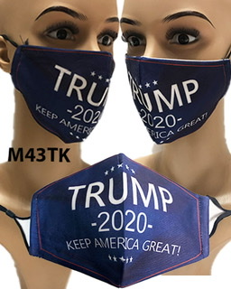 Wholesale adjustable ear ELASTIC Trump keep america great masks