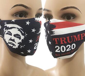 Trump USA FLAG NO More Bullshit Masks Adjustable Ear loop