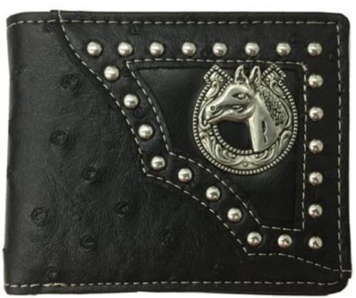 Wholesale Horse with Horse Shoe Western BI-fold WALLET