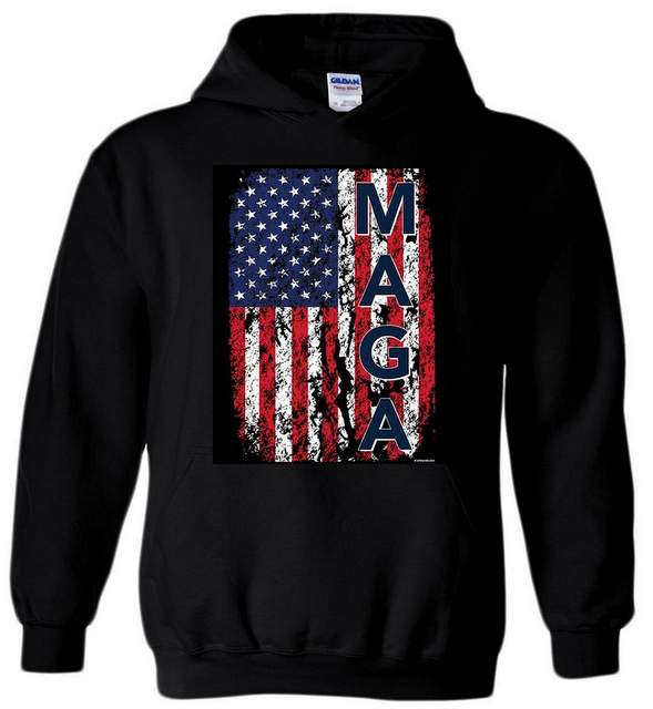 Wholesale Trump Black MAGA HOODIES XXL