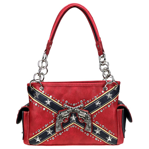 Montana West Confederate FLAG Collection Concealed Carry Satchel