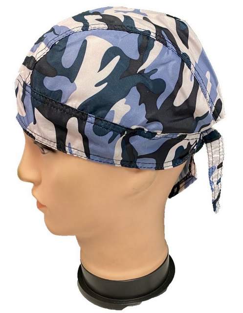 Wholesale Blue Camo SKULL cap