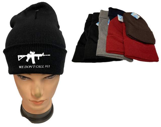 Wholesale We Don't Call 911 Mix color Winter Beanie (Coming)