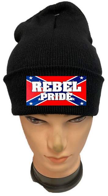 Wholesale Rebel Pride Black Winter Beanie