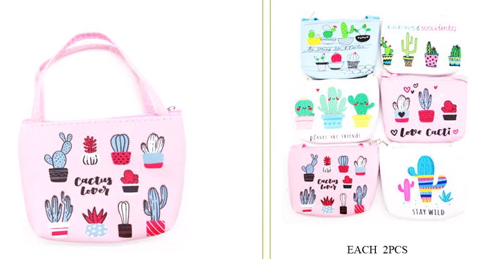 Wholesale Cactus Style COIN PURSE