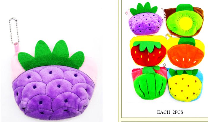 Wholesale Fruit Shape COIN PURSE