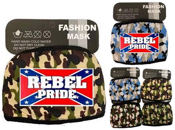 Wholesale Rebel PRIDE Face Mask CAMO
