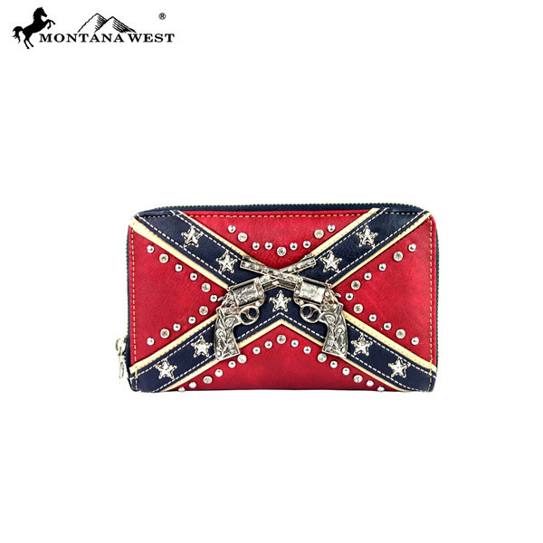 Montana West Confederate Flag Collection WALLET