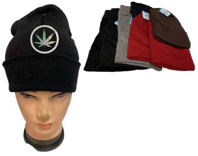 Wholesale Marijuana Winter Beanie HAT