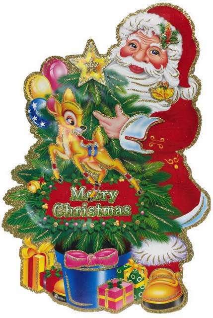 Wholesale CHRISTMAS Santa Claus Wall Dcor