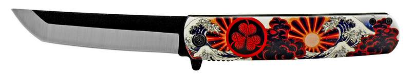 4.75'' Mini Katana Samurai Folding Pocket Knife - Rising Japan