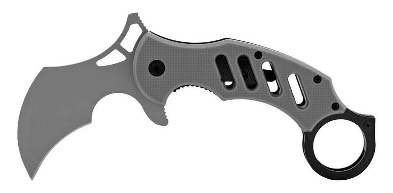 5'' KaramBit Special Forces Fighting Pocket Folding Knife - Grey
