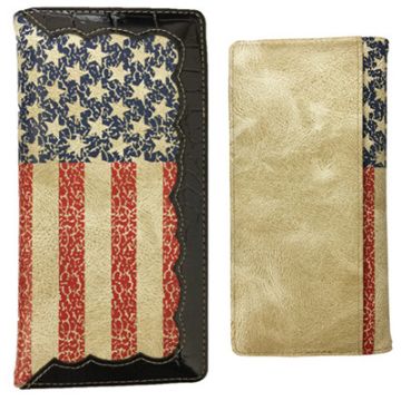 Wholesale USA Distressed Long Western WALLET