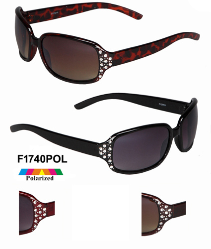 Wholesale POLARIZED Women SUNGLASSES with Rhinestones Assorted