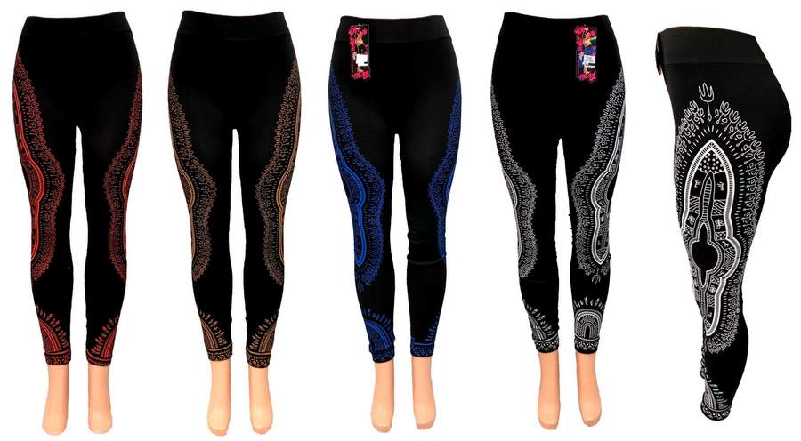 Wholesale Graphic on the side LEGGINGS