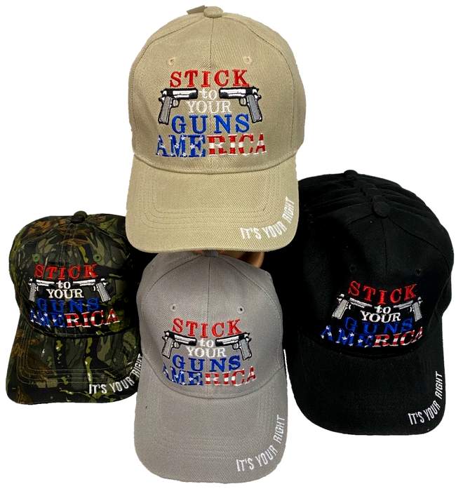 Wholesale Stick to your GUNs America Baseball CAP