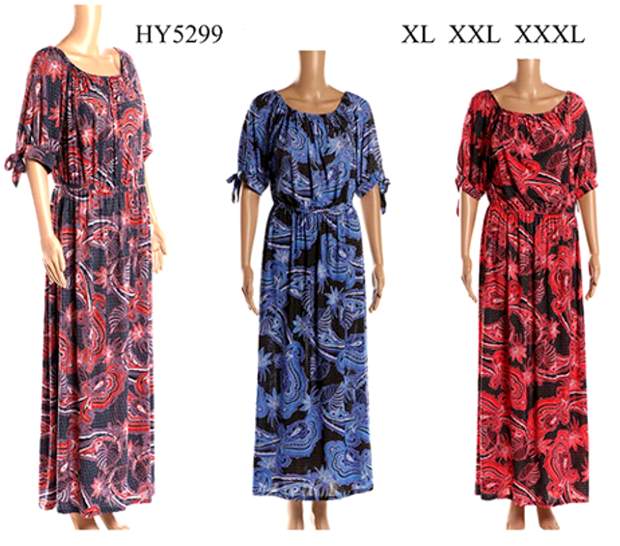 Wholesale Plus Size Long Maxi Dress