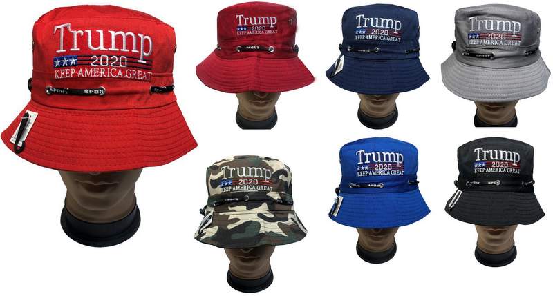 Wholesale Trump 2020 Keep America Great Bucket HAT