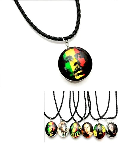 Wholesale BOB Marley Pendant Necklace