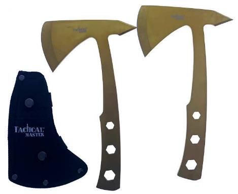 Wholesale 10 inch overall two piece AXE set GOLD