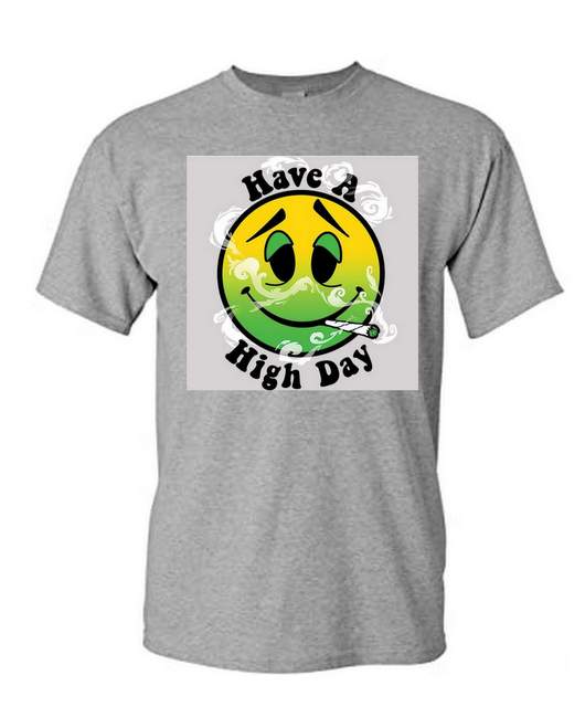 Wholesale Have a High Day Sports Gray Tshirt XL only
