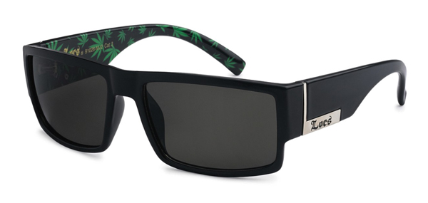 Locs Hardcore Men's SUNGLASSES Marijuana Leaf prints