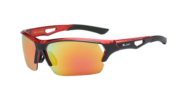 XLoop Tough Polycarbonate FRAME Angular Semi Rimless Wrapq