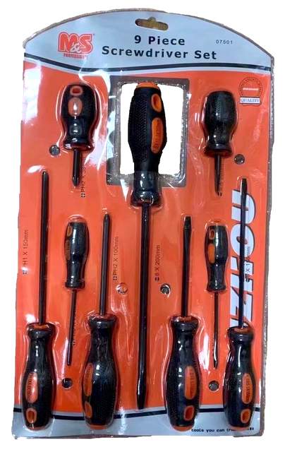 Wholesale 9pc set SCREW Driver