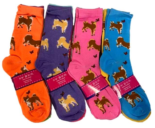 Wholesale DOG Design Lady/woman Long socks