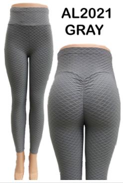 Wholesale Big Butts TikTok LEGGING Gray
