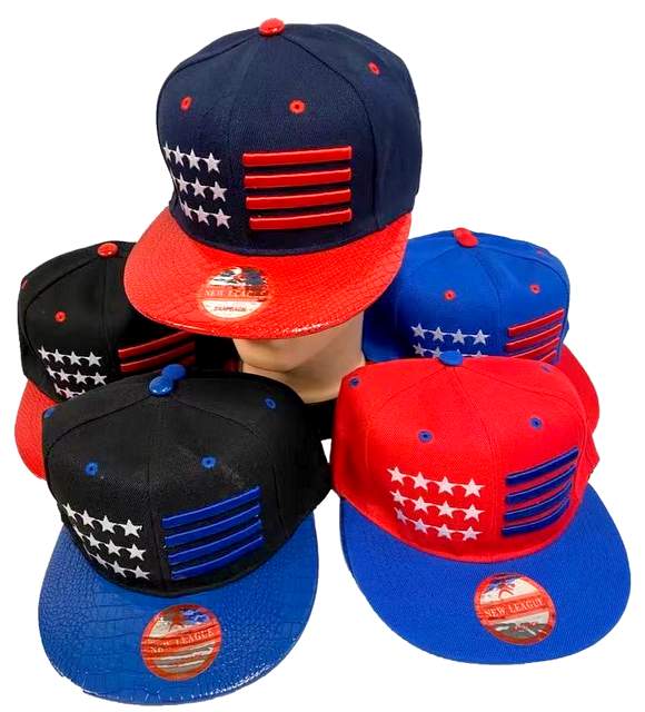 Wholesale USA FLAG Style Snapback Hat/cap