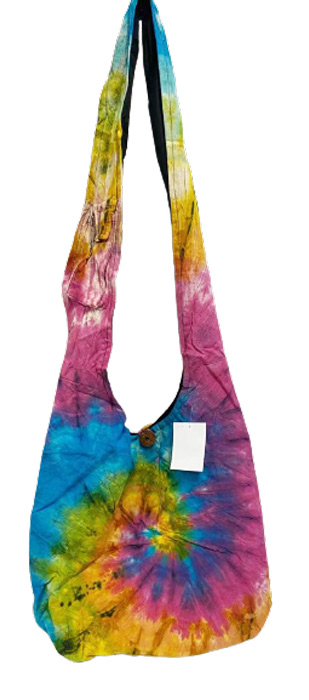 Multicolor TIE dye swirling handmade hoho bags