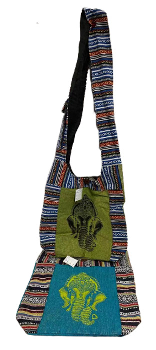 Wholesale Elephant Design Cotton handmade Crossbody Hobo Bags