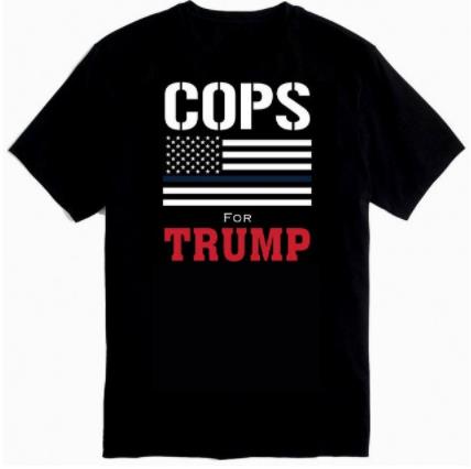 Wholesale Black SHIRTs COPS FOR TRUMP XXL