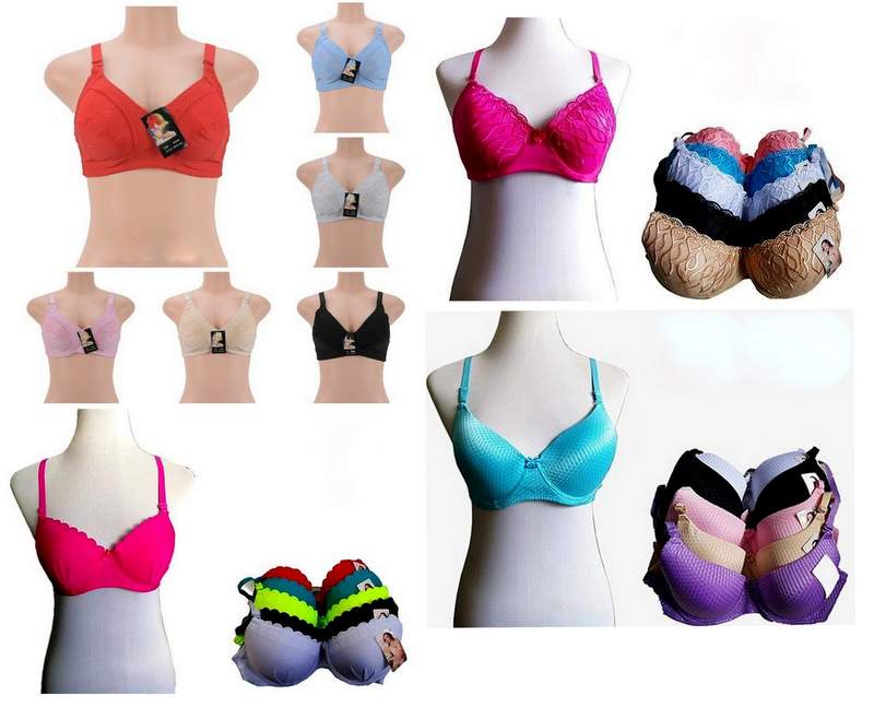 Wholesale Assorted style and size Mix Bra