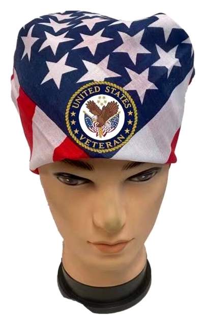 Wholesale United State Veteran USA Flag BANDANA