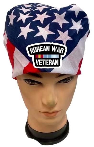 Wholesale Korean War Veteran USA FLAG BANDANA