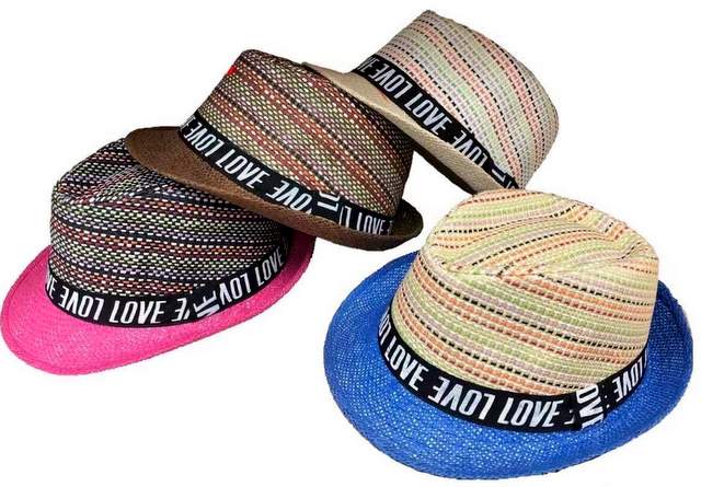 Assorted color Fedora HAT (LOVE on BAND)