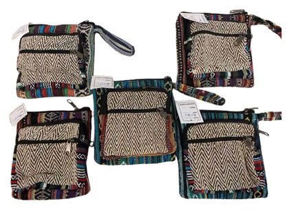 Heavy Material 3 zipper handmade clutch PURSE $3.50 each