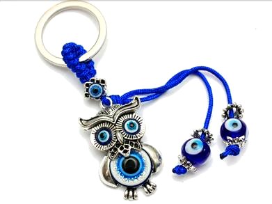 Wholesale Evil Eye Keychain OWL
