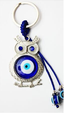 Wholesale Evil Eye Keychain with OWL